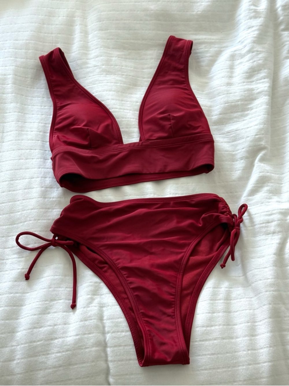 Express Darkish Red Bikini Swimsuit